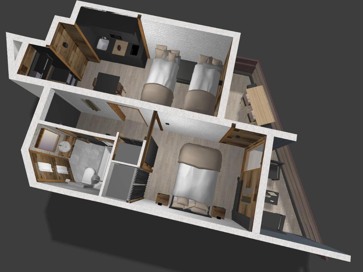 Les Cerfs - Appartement & Studio - Anzere Exterior photo